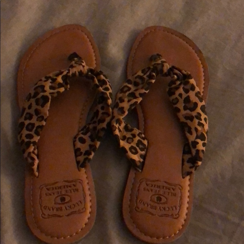 Leopard Sandals